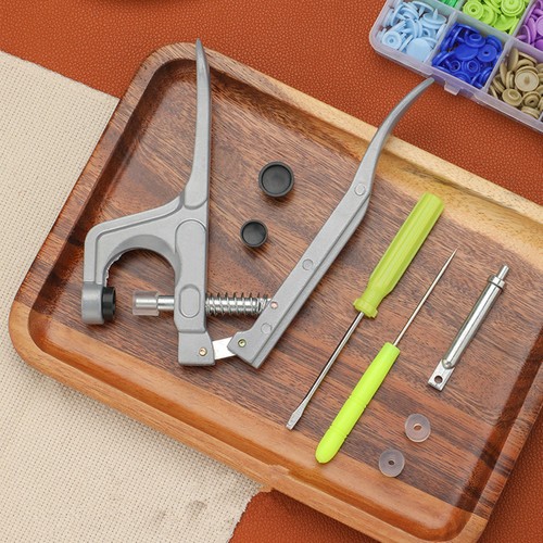 Snap Button Kit 150PCS Snap Buttons Press Tool Kit Sewing&Craft Fastener Pliers - Picture 14 of 14