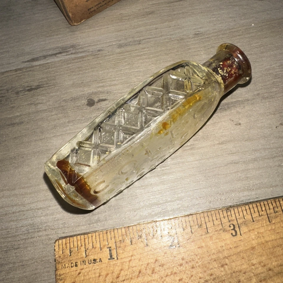 Champú Coleo Botella Vidrio Colgate Antiguo RARO Foto 3 de 4