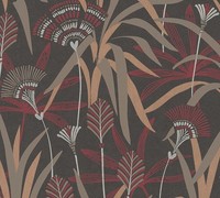As Vliestapete French Affair BläTter Metallic 399364