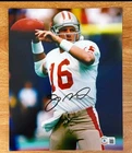SUPER BOWL JOE MONTANA Beckett AUTO 8x10 Signed Photo BAS BGS Autograph Picture
