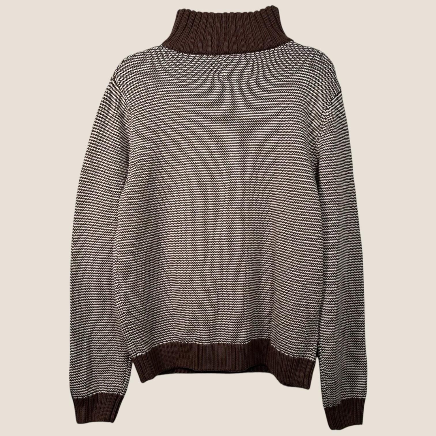 Percival x Ilaria Jumper Mens Small Fisherman Quarter Zip Pullover BNWT RRP £159 image 5