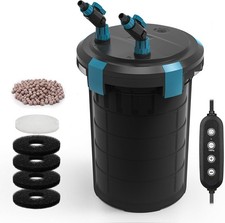 External Aquarium Filter 1200L/H 5 Stage Quiet Canister Filter DC Control