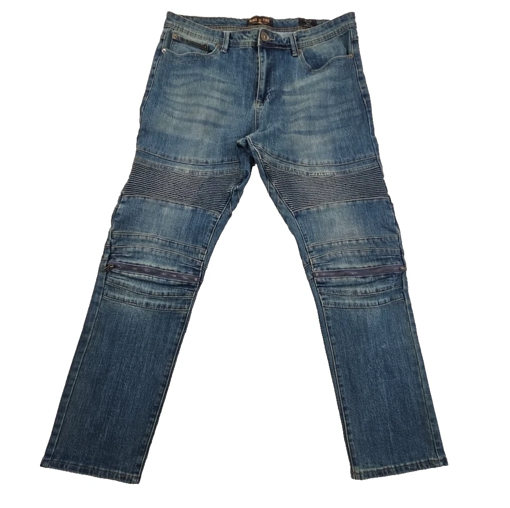 Jean Homme Ring Of Fire Hyperion Noir - Taille 32x32, Jambe Droite, 100% Coton, Classique, Fabriqué Au Bangladesh