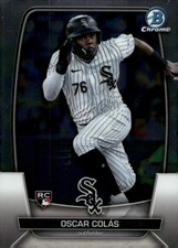 2023 Bowman Chrome #20 OSCAR COLAS CHI WHITE SOX Rookie RC BUY 3 GET 1 FREE