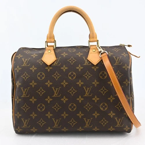 Auth LOUIS VUITTON Speedy 30 Monogram Handbag Monogram Canvas F1541RY808