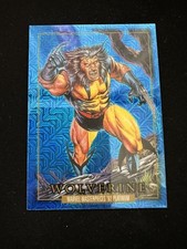 Wolverine Blue Traxx 2024 Marvel Masterpieces '92 Platinum #94 W656