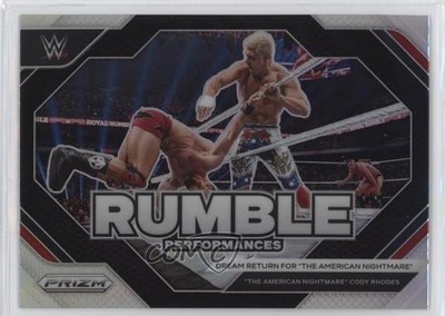 2024 Panini Prizm WWE Rumble Performances Silver Cody Rhodes #4 1co7
