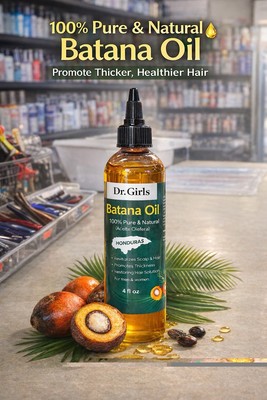 Dr. Girls Batana Oil 100% Pure & Natural Growth Oil 4 fl oz All Hair Types