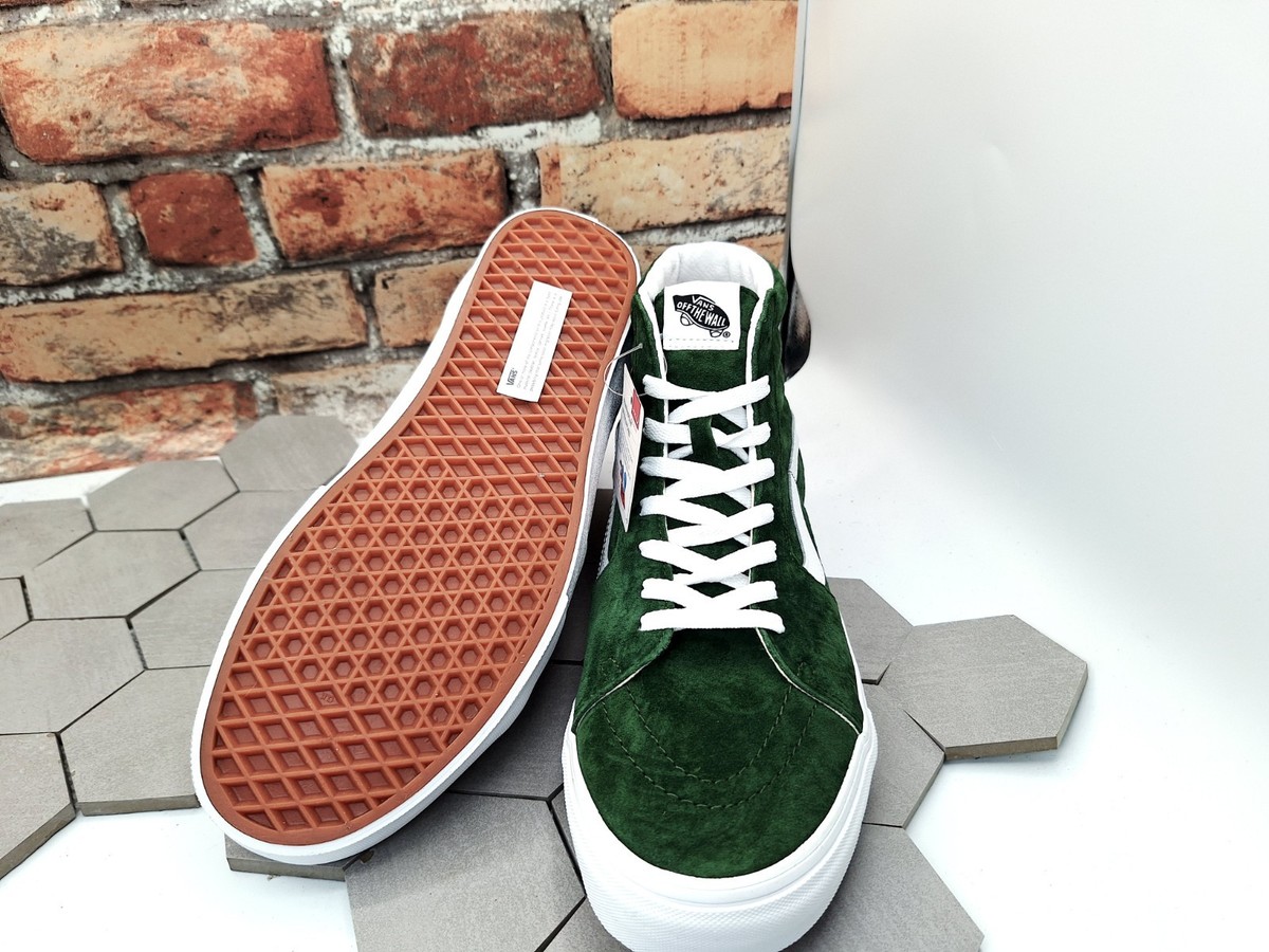 Vans Sk8 Hi Pig Suede Men Size 8.5 Douglas Fir Green Water Repellent 022026 Vans Sk8-Hi Pig Suede Douglas Fir Green Size US 9.5 Men main image 3