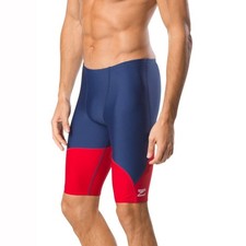 Speedo Men's Swimsuit Jammer Endurance Splice Team Colors, 22
