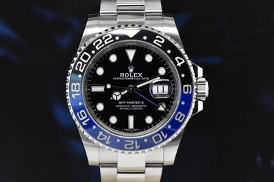2017 Rolex GMT-Master II 40mm Steel Batman Black & Blue 116710BLNR Full Set