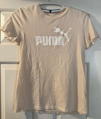 JR511 Puma Pink/Cloud Women's Essentials Logo T-Shirt Size S Only $9.90
