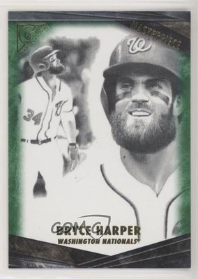 2018 Topps Gallery Masterpiece Green 43/250 Bryce Harper #M-5 2r7