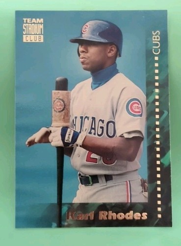 1994 Stadium Club Team #344 Tuffy Rhodes - Chicago Cubs - Picture 1 of 2