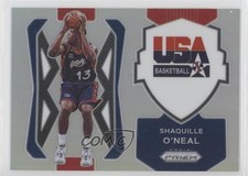 2021-22 Panini Prizm USA Basketball Silver Prizm Shaquille O'Neal #10 HOF 11es