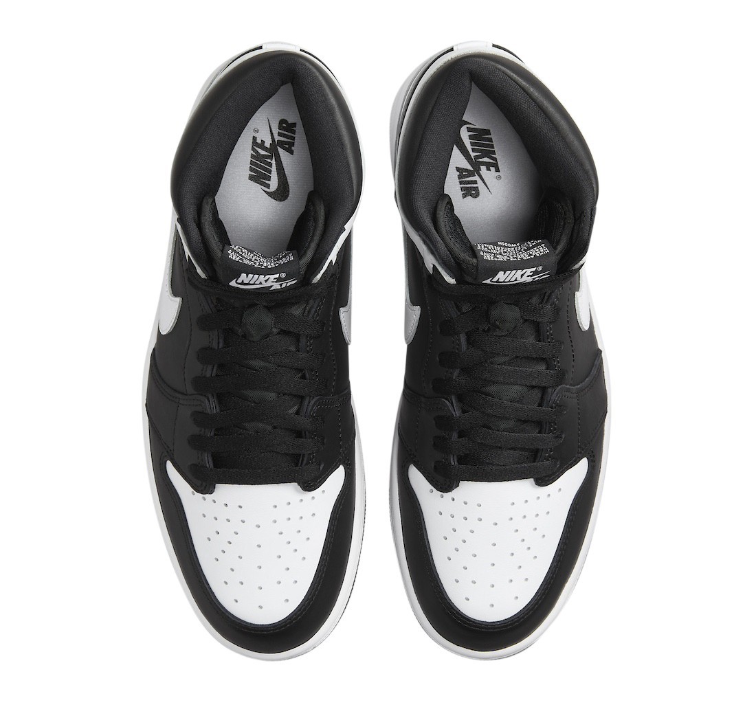 Size 9.5 - Air Jordan 1 Retro OG High Black White 2.0 for sale