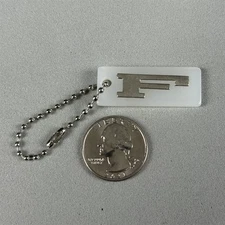 Vintage Letter Initial "F" Keychain Key Ring Names Frank Fred Felix Finn #54406