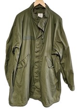 Vtg 70s M65 Fishtail Parka Jacket Coat US Army Military XL Mint Vietnam War 1972