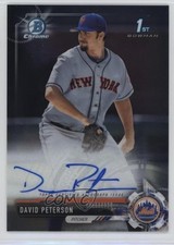 2017 Bowman Draft Chrome Draft Pick David Peterson #CDA-DP Auto 0sp7