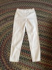 Coldwater Creek Womens Pant sz 4 White Lightweight Slim Straight Stretch — photo 1