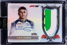 Isack Hadjar 2025 Topps Dynasty F1 RC Rookie ...