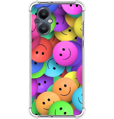 Silikonhülle Antischock Für OnePlus Nord N20 5G Design Smile Zeichnungen