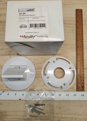 NEW AcuityControls WV BR Ceiling/Corner Mount Bracket, White 184CHW