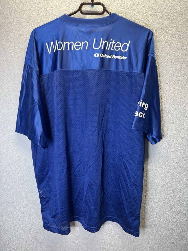 Camiseta deportiva de malla azul Sport-Tek United Rentals para mujer United L Foto 4 de 4
