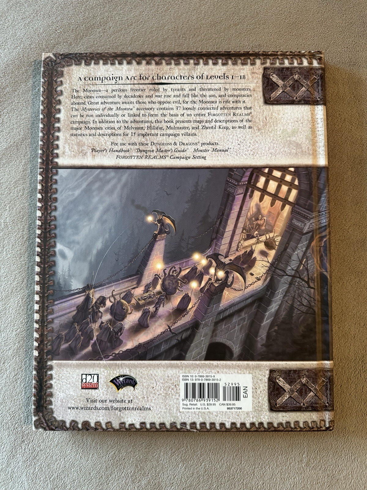 Dungeons And Dragons RPG 3.5 D20 Forgotten Realms Mysteries of the Moonsea