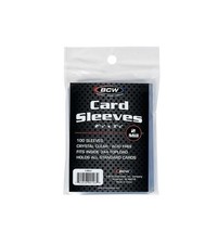 5 Five BCW Standard Card Sleeves. 2 5/8 x 3 5/8 . Standard Size.