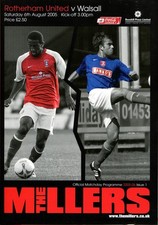 Rotherham United League 1 Home Programmes 2005-2019 - Choose Match