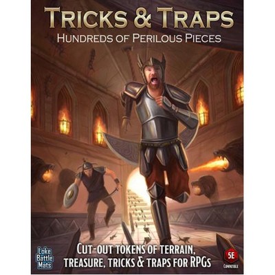Tricks & Traps ausgeschnittene Spielmarken Brettspiel - Brandneu versiegelt
