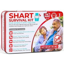 Funny Shart Survival Kit by . Ultimate Poop Prank Gag Gift Set Contains Wet W...