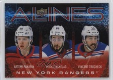 2024-25 Series 1 A-Lines Red /99 Artemi Panarin Mika Zibanejad Vincent Trocheck