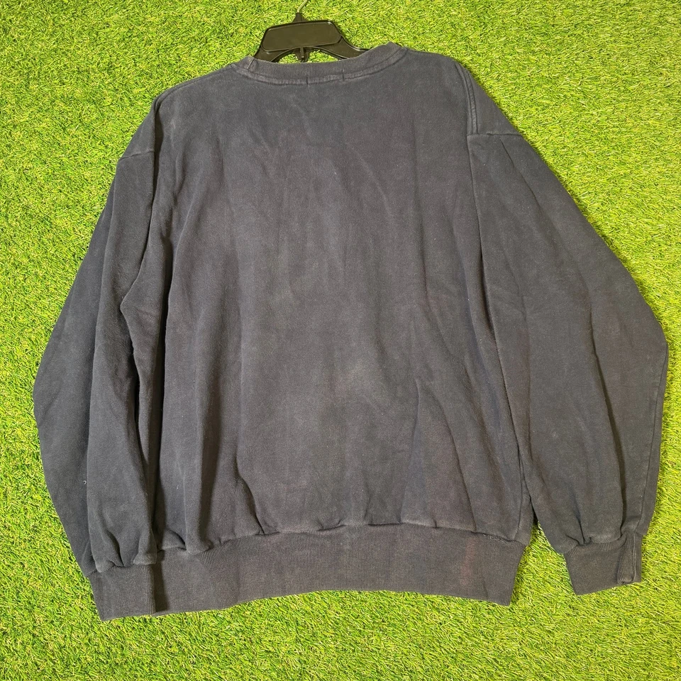 Nautica North Island Vintage Sweatshirt L Navy Blue Embroidered Star Hong Kong - Image 3 of 4