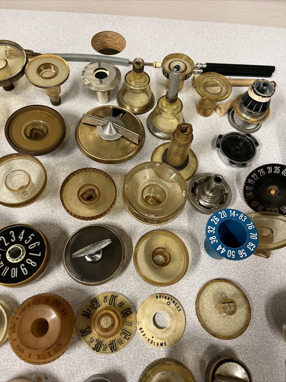 Lot Of Vintage Television TV and Radio Knobs eBay