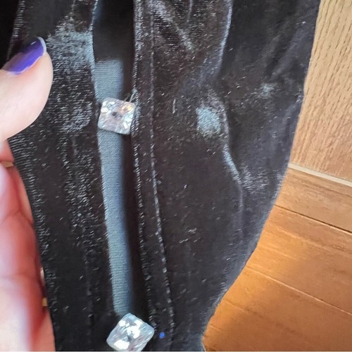 Brand New With Tags Cable & Gauge Black Velvet Top Crystals On Sleeves - Picture 8 of 16