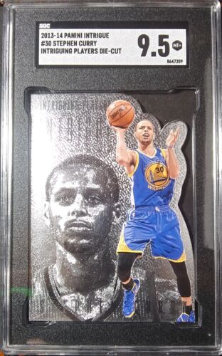 2013-14 Panini Intrigue Intriguing Players Die-Cut #30 Stephen Curry SP SGC 9.5