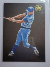 2021 Diamond Kings Baseball George Brett Blackout SSP Rare Case Hit KCRoyals HOF