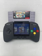 RetroDuo Portable V2.0 Handheld System W/ Super Mario All Stars Game No Charger