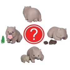 Tarlin International Wombat Animal Miniature 1 Random Gashapon Toy Figure