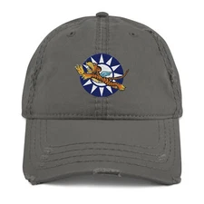 Flying Tigers AVG Embroidered Distressed Dad Hat, American Volunteer Group