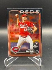 Carson Spiers 2024 Topps Chrome Base RC Rookie #167 Reds