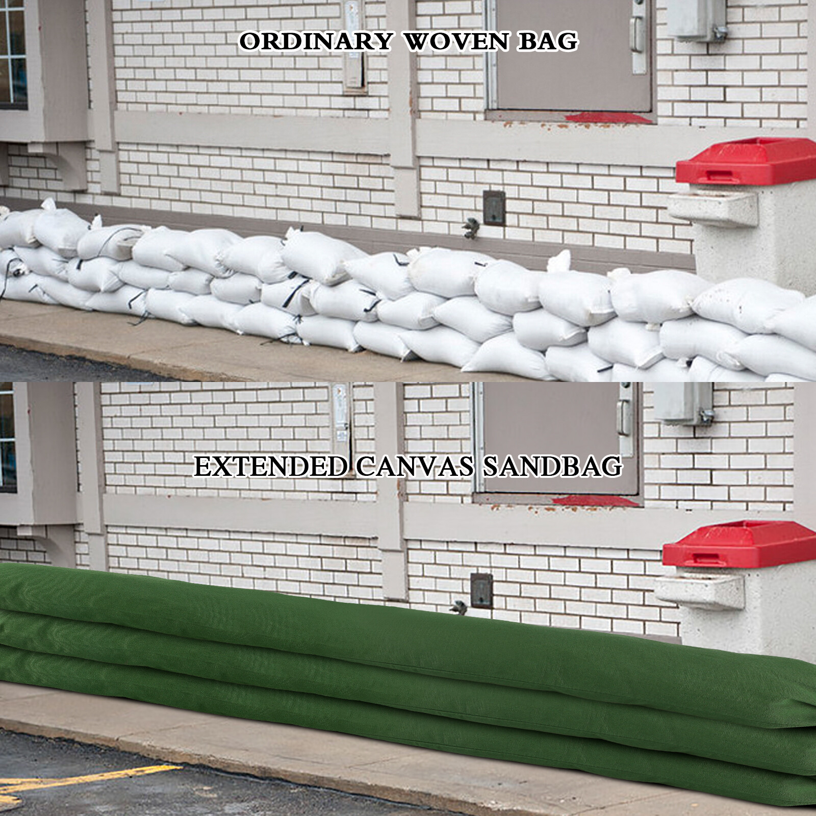 5x Long Canvas Sand Bag Waterproofing Thicken Property Home Floodproof Sandbag/ eBay
