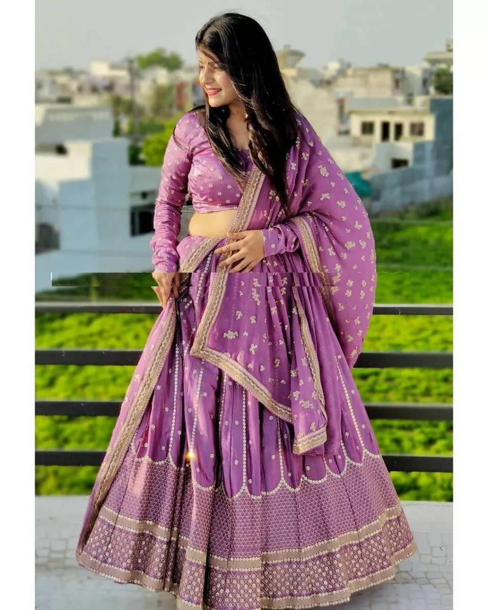 Lehenga Style Sarees: Designer Lehenga Saree - Saree Saga