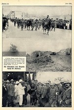 Die Einnahme von Tripolis durch die Italiener (3 Bilddokumente) von 1911
