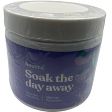 Asutra Soak The Day Away Dead Sea Bath Salts Relaxation 16 oz Lavender Chamomile