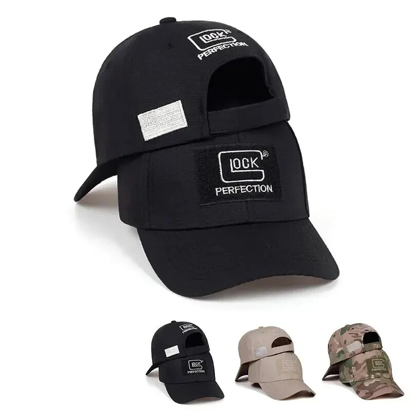 Glock Shooting Hunting Baseball Cap for Men Women Fashion Cotton Outdoor Hats