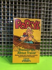 POPEYE Travelin' On About Travel BETA NOT VHS  SEALED WATERMARKS Cartoon 169