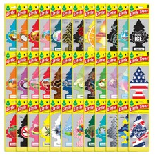 Little Trees Hanging Air Freshener Home Car 1 Packs - CHOOSE SCENT  QTY